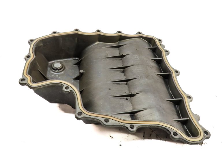 Thumbnail 4: 08-10 PORSCHE CAYENNE (957) 4.8L N/A NON TURBO ENGINE OIL PAN MOTOR FLUID SUMP