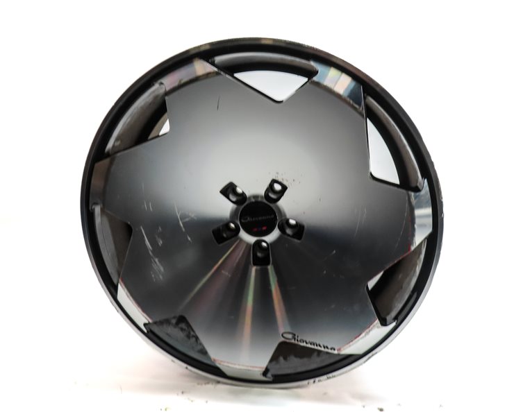 24x10 5x130 GIOVANNA MASISS CHROME FULL FACE DEEP CONCAVE ALUMINUM WHEEL RIM