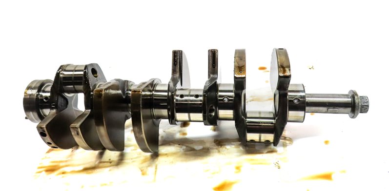Thumbnail 3: 2008 PORSCHE CAYENNE (957) 4.8L M48 NON-TURBO ENGINE CRANKSHAFT CRANK SHAFT ASSY