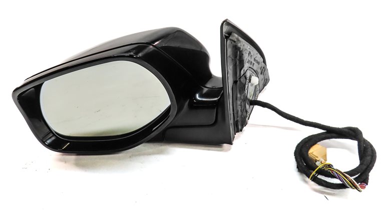 Thumbnail 2: 2008-2010 PORSCHE CAYENNE (957) LEFT P-FOLD HEAT AUTODIM DOOR MIRROR (Black)