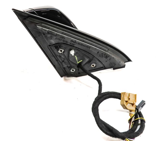 Thumbnail 3: 2008-2010 PORSCHE CAYENNE (957) LEFT P-FOLD HEAT AUTODIM DOOR MIRROR (Black)