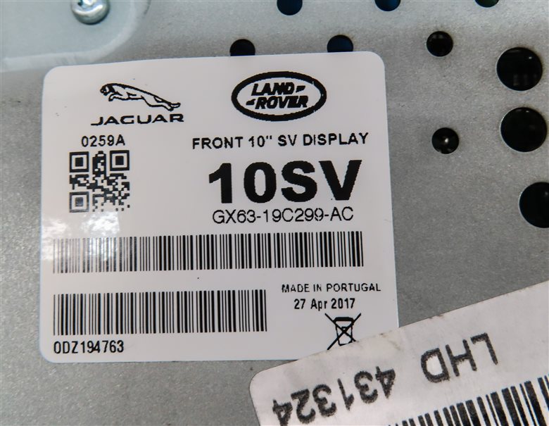 Thumbnail 7: 16-20 RANGE ROVER SPORT DISCOVERY XF L462 L494 L405 FRONT CENTER DASH GPS SCREEN