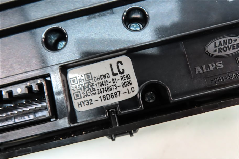 Thumbnail 5: 17-20 LAND ROVER DISCOVERY (L462) REAR HEAT AIR AC HVAC CLIMATE CONTROL PANEL