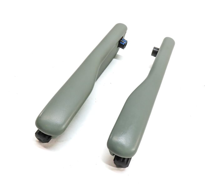 17-20 LAND ROVER DISCOVERY L462 FRONT LEFT & RIGHT SEAT ARM REST SET/2 (Glacier)