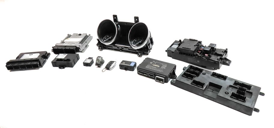 17 ROVER DISCOVERY L462 3.0L SUPER ECU ECM IGNITION IMMOBILIZER MODULE SET(90k)