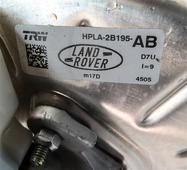 Thumbnail 7: 17-22 ROVER SPORT DISCOVERY L462 L494 L405 POWER BRAKE BOOSTER MASTER CYLINDER