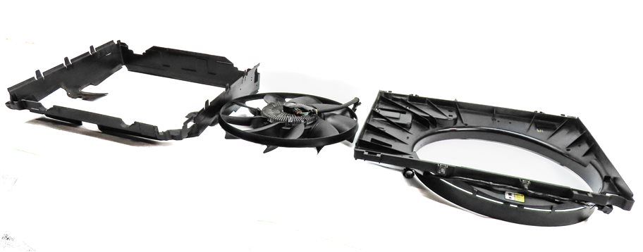 17-22 ROVER SPORT DEFENDER DISCOVERY RADIATOR COOLING FAN w/ SHROUD SUPPORT
