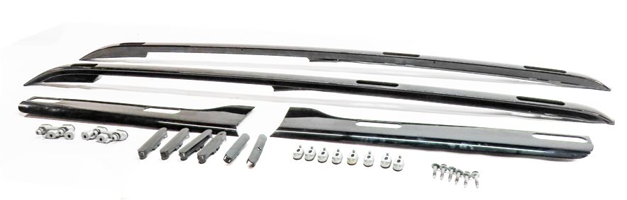 2017 LAND ROVER DISCOVERY (L462) LUGGAGE CARGO ROOF RACK RAIL SET/4 (BLACK)