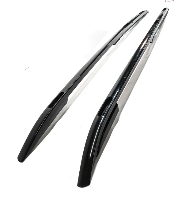 Thumbnail 13: 2017 LAND ROVER DISCOVERY (L462) LUGGAGE CARGO ROOF RACK RAIL SET/4 (BLACK)