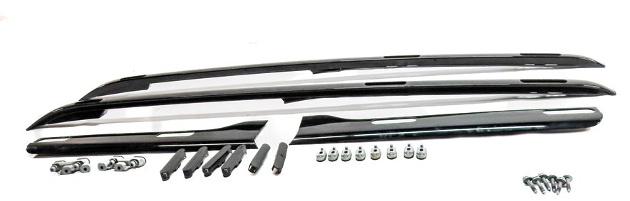 Thumbnail 3: 2017 LAND ROVER DISCOVERY (L462) LUGGAGE CARGO ROOF RACK RAIL SET/4 (BLACK)