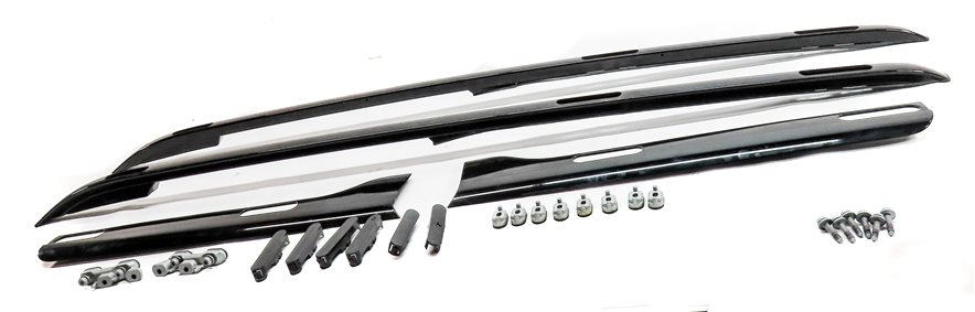 Thumbnail 4: 2017 LAND ROVER DISCOVERY (L462) LUGGAGE CARGO ROOF RACK RAIL SET/4 (BLACK)