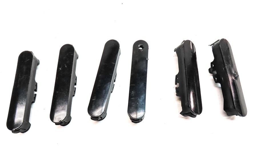 Thumbnail 7: 2017 LAND ROVER DISCOVERY (L462) LUGGAGE CARGO ROOF RACK RAIL SET/4 (BLACK)