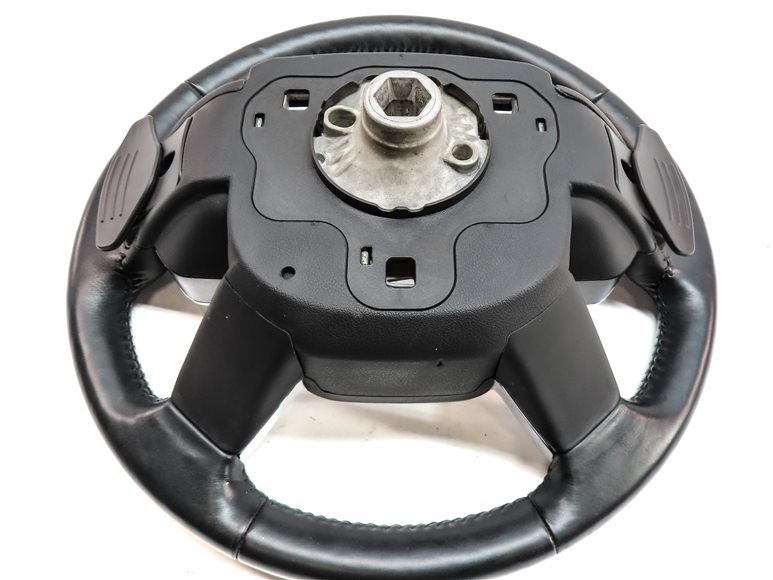 Thumbnail 4: 17-20 ROVER DISCOVERY (L462) HEATED STEERING w/SHIFT PADDLES GRAY STITCH (Black)