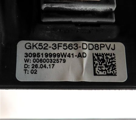 Thumbnail 5: 17-20 ROVER DISCOVERY (L462) HEATED STEERING w/SHIFT PADDLES GRAY STITCH (Black)