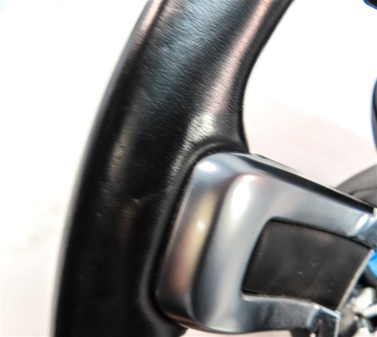 Thumbnail 9: 17-20 ROVER DISCOVERY (L462) HEATED STEERING w/SHIFT PADDLES GRAY STITCH (Black)