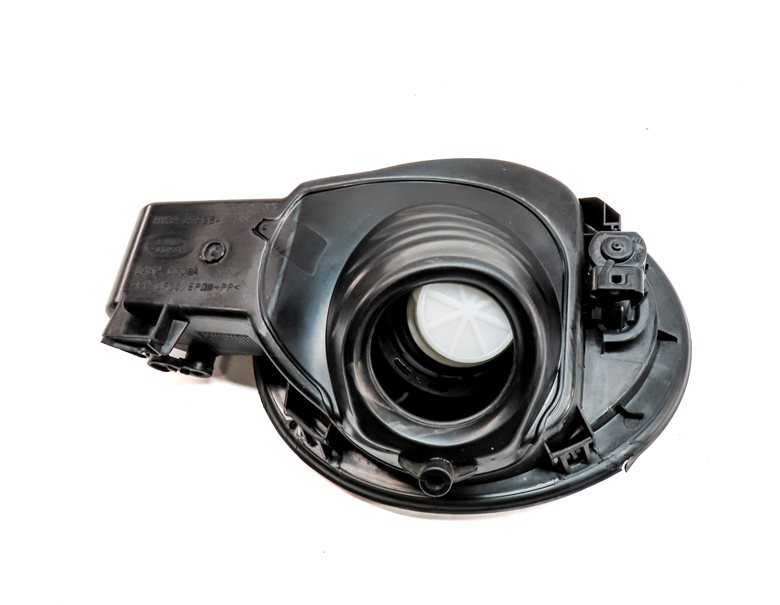 Thumbnail 4: 17-23 LAND ROVER DISCOVERY L462 REAR FUEL GAS TANK DOOR w/ HOUSING & CAP (Black)