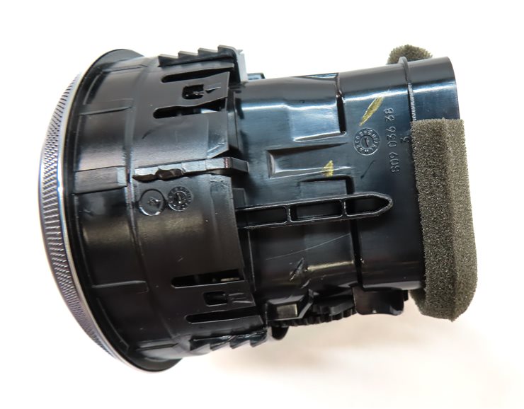 Thumbnail 5: 2015 AUDI A3 (8V) FRONT DASH HEAT HEATER AIR AC HVAC VENT (Black)