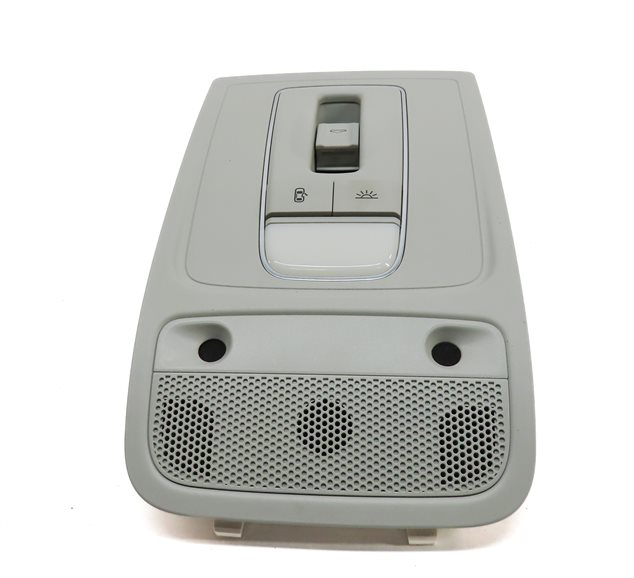 Thumbnail 2: 2015 AUDI A3 (8V) FRONT INTERIOR DOME MAP READING LIGHT LAMP w/SWITCHES (Gray)