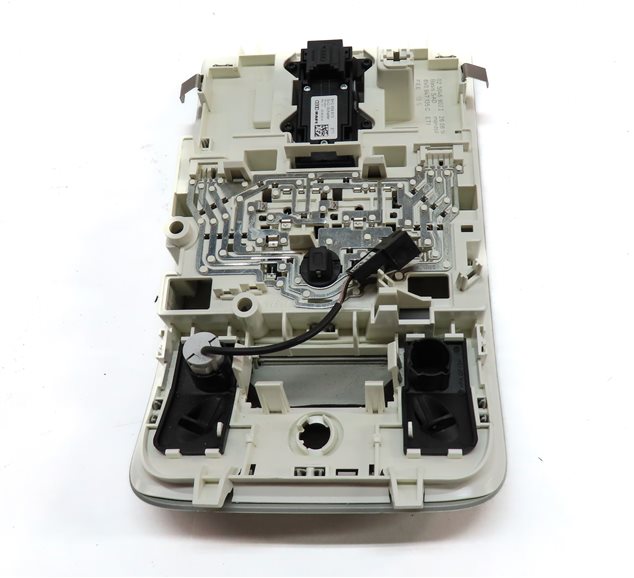 Thumbnail 5: 2015 AUDI A3 (8V) FRONT INTERIOR DOME MAP READING LIGHT LAMP w/SWITCHES (Gray)
