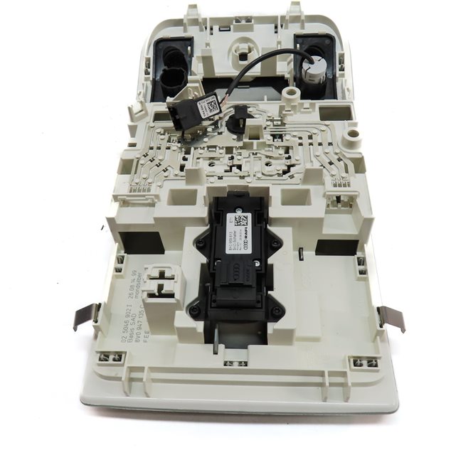 Thumbnail 6: 2015 AUDI A3 (8V) FRONT INTERIOR DOME MAP READING LIGHT LAMP w/SWITCHES (Gray)