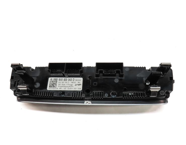 Thumbnail 4: 2015-2018 AUDI A3 S3 (8V) FRONT DUAL ZONE HEATER A/C TEMPERATURE CONTROL PANEL