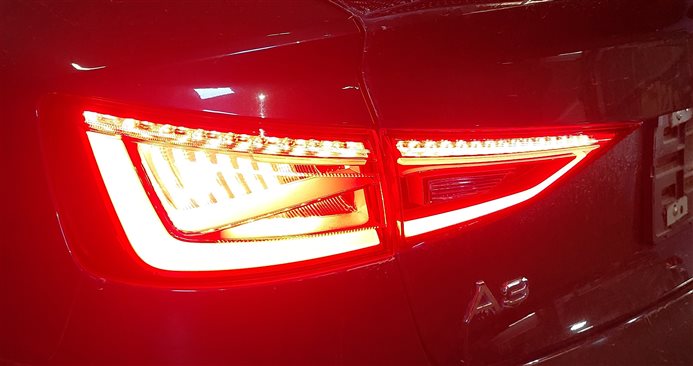 Thumbnail 2: 2015-2016 AUDI A3 S3 (8V) SEDAN CONVERTIBLE LEFT INNER LED TAILLIGHT LIGHT LAMP