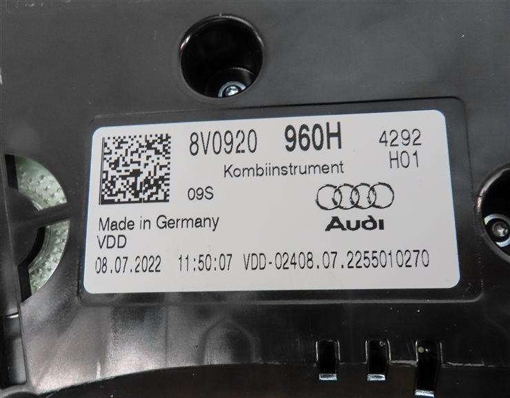 Thumbnail 17: 15-18 AUDI A3 8V SPEEDOMETER ECM BCM IMMOBILIZER BODY MODULE KEY SET/7 (129k)