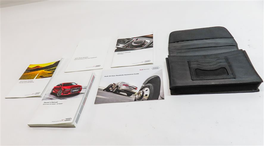 Thumbnail 2: 2015 AUDI A3 (8V) 2.0L (CNTC) ENGINE OWNER'S MANUAL BOOKLET SET w/ CASE
