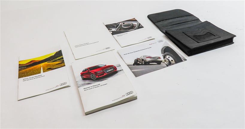 Thumbnail 3: 2015 AUDI A3 (8V) 2.0L (CNTC) ENGINE OWNER'S MANUAL BOOKLET SET w/ CASE