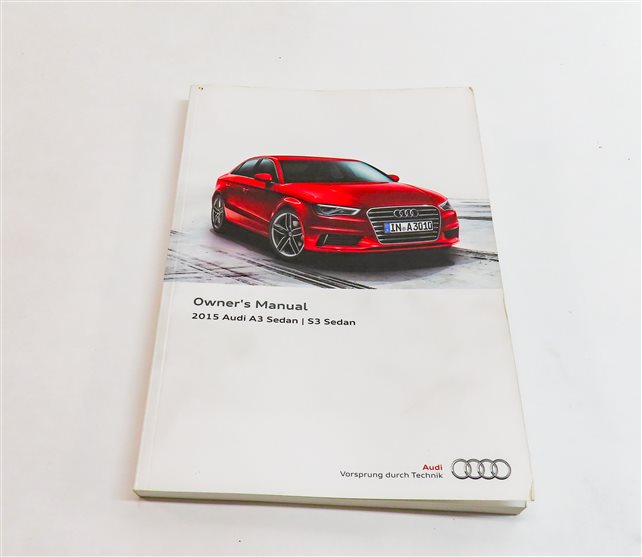 Thumbnail 8: 2015 AUDI A3 (8V) 2.0L (CNTC) ENGINE OWNER'S MANUAL BOOKLET SET w/ CASE