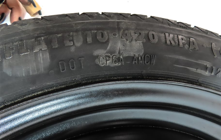Thumbnail 7: 15-18 VW JETTA AUDI A3 S3 (8V) 18x3.5" EMERGENCY ROADSIDE SPARE TIRE WHEEL RIM