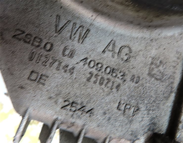 Thumbnail 6: 2016-2018 AUDI A3 (8V) QUATTRO AWD FRONT TRANSFER CASE ANGLE GEAR DRIVE