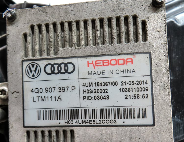 Thumbnail 7: 15-16 AUDI A3 (8V) RIGHT PASSENGER XENON HID HEADLIGHT LIGHT LAMP (8Q3 NON AFS)