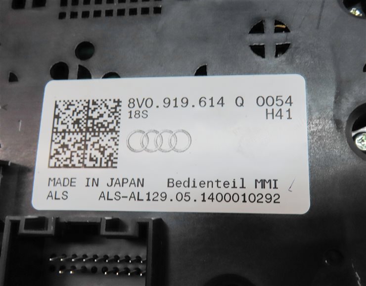 Thumbnail 6: 16-18 AUDI A3 E-TRON (8V 8VF) RADIO STEREO MMI CONTROL SWITCH KNOB BUTTON PANEL