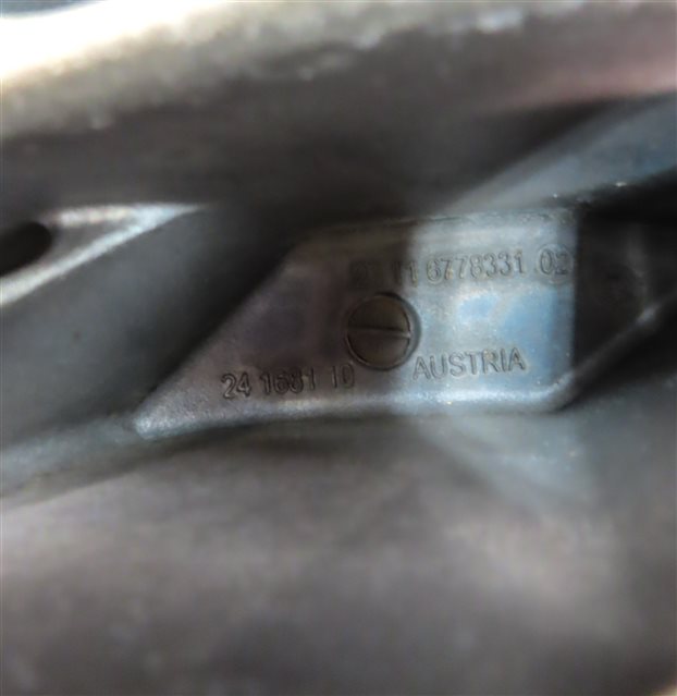 Thumbnail 9: 2012 BMW X5 (E70) 3.0L (N55) ENGINE MOTOR MOUNT SUPPORT BRACKET SET/2