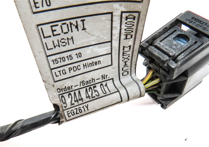 Thumbnail 5: 2012 BMW X5 (E70) REAR PARK ASSIST PDC DISTANCE CONTROL WIRE SENSOR SET/4 (Grey)