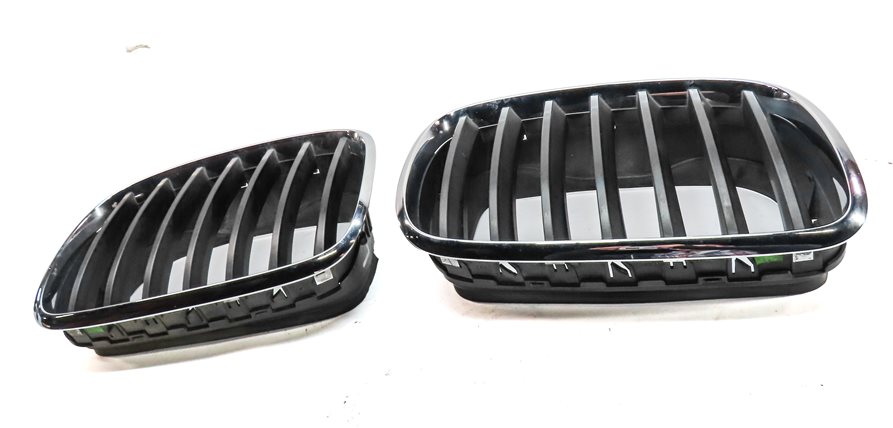 Thumbnail 2: 07-14 BMW X5 X6 X5M X6M M E70 E71 FRONT LEFT & RIGHT GRILLE AIR VENT SET/2 BLACK