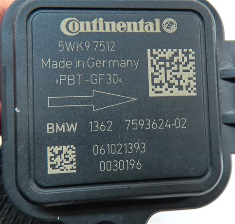 Thumbnail 6: 10-18 BMW 335i 535i X5 X6 (E83 E87 E90 F10 F15) 3.0L ENGINE MASS AIR FLOW SENSOR