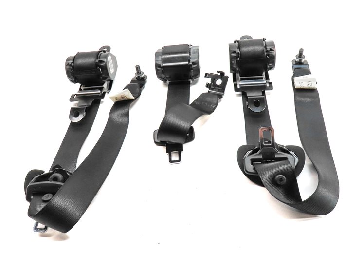 Thumbnail 2: 2012 BMW X5 (E70) REAR 2ND ROW LEFT CENTER RIGHT SEAT SEATBELT RETRACTOR SET/3