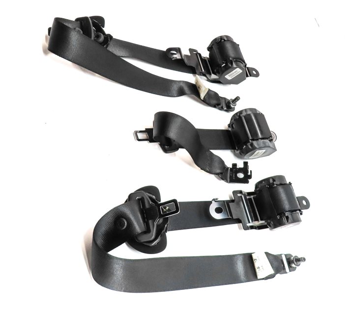 Thumbnail 3: 2012 BMW X5 (E70) REAR 2ND ROW LEFT CENTER RIGHT SEAT SEATBELT RETRACTOR SET/3