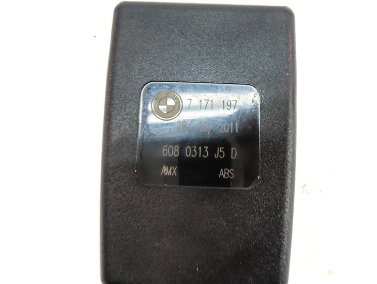 Thumbnail 12: 12 BMW X5 E70 REAR 2ND ROW LEFT CENTER RIGHT SEAT SEATBELT BUCKLE RECEIVER SET/3