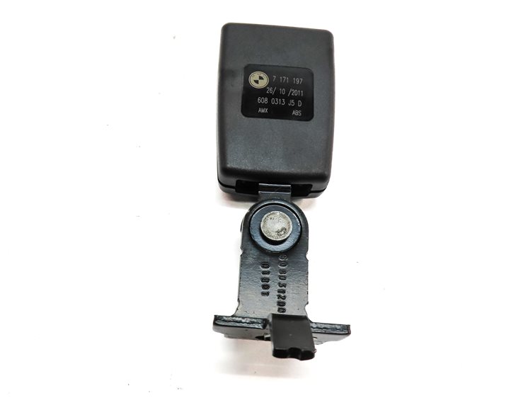 Thumbnail 5: 12 BMW X5 E70 REAR 2ND ROW LEFT CENTER RIGHT SEAT SEATBELT BUCKLE RECEIVER SET/3