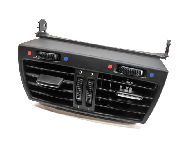 2012 BMW X5 (E70) REAR CENTER CONSOLE HEAT AIR AC HVAC DUAL VENT (Black)