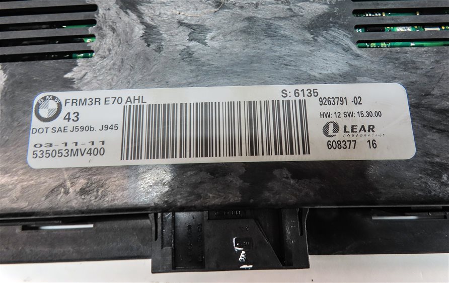 Thumbnail 5: 07-14 BMW X5 X5M X6 X6M (E70 E71) FRM3 FRM III AHL BCM BODY LIGHT CONTROL MODULE