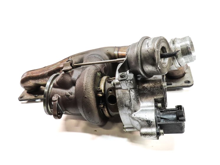 Thumbnail 2: 2011-2014 BMW X5 X6 (E70 E71) 3.0L N55 TURBO ENGINE TURBOCHARGER w/ MANIFOLD