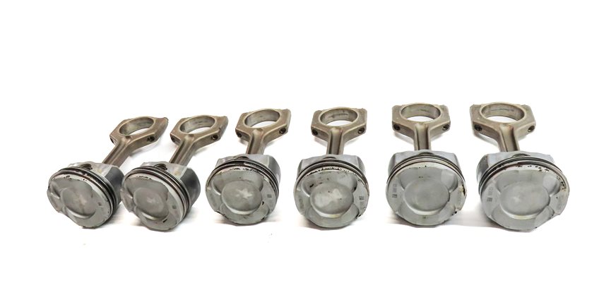 Thumbnail 3: 2010-2014 BMW 1/3/4/5/6/7/X1/X3/X5/X6 3.0L N55 TURBO ENGINE PISTON & ROD SET 6