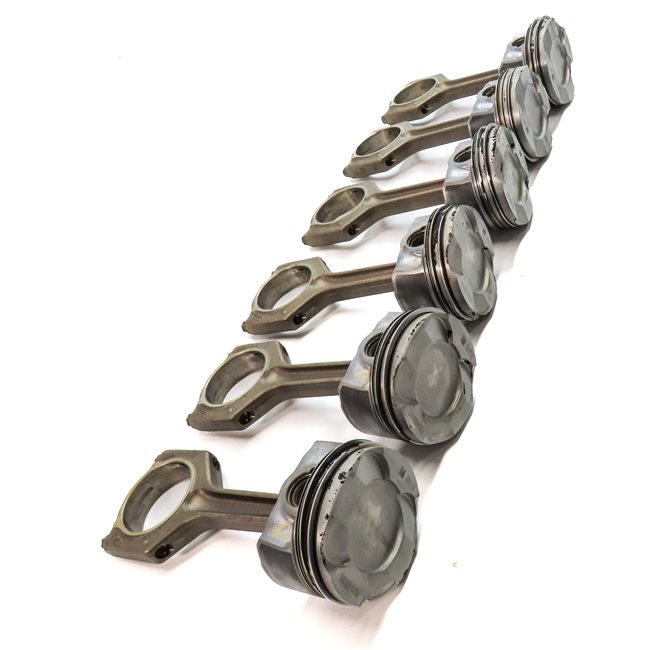 Thumbnail 5: 2010-2014 BMW 1/3/4/5/6/7/X1/X3/X5/X6 3.0L N55 TURBO ENGINE PISTON & ROD SET 6