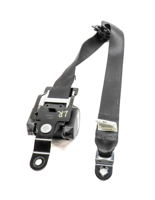 Thumbnail 6: 11 BMW X5 (E70) REAR 2ND ROW LEFT CENTER RIGHT SEATBELT RETRACTOR SET/3 (Black)