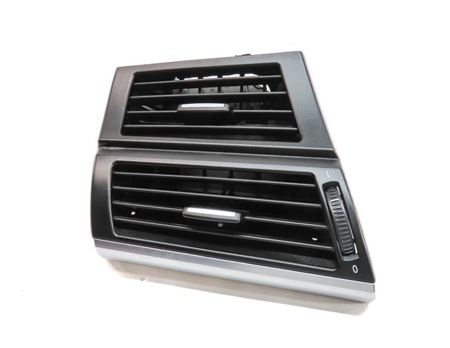 Thumbnail 2: 2011 BMW X5 (E70) FRONT LEFT DRIVER DASH HEAT AIR AC HVAC DUAL END VENT (Black)