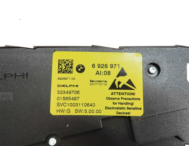Thumbnail 5: 2011 BMW X5 (E70) FRONT LEFT DRIVER SEAT POSITION ADJUST SWITCH w/ LUMBAR